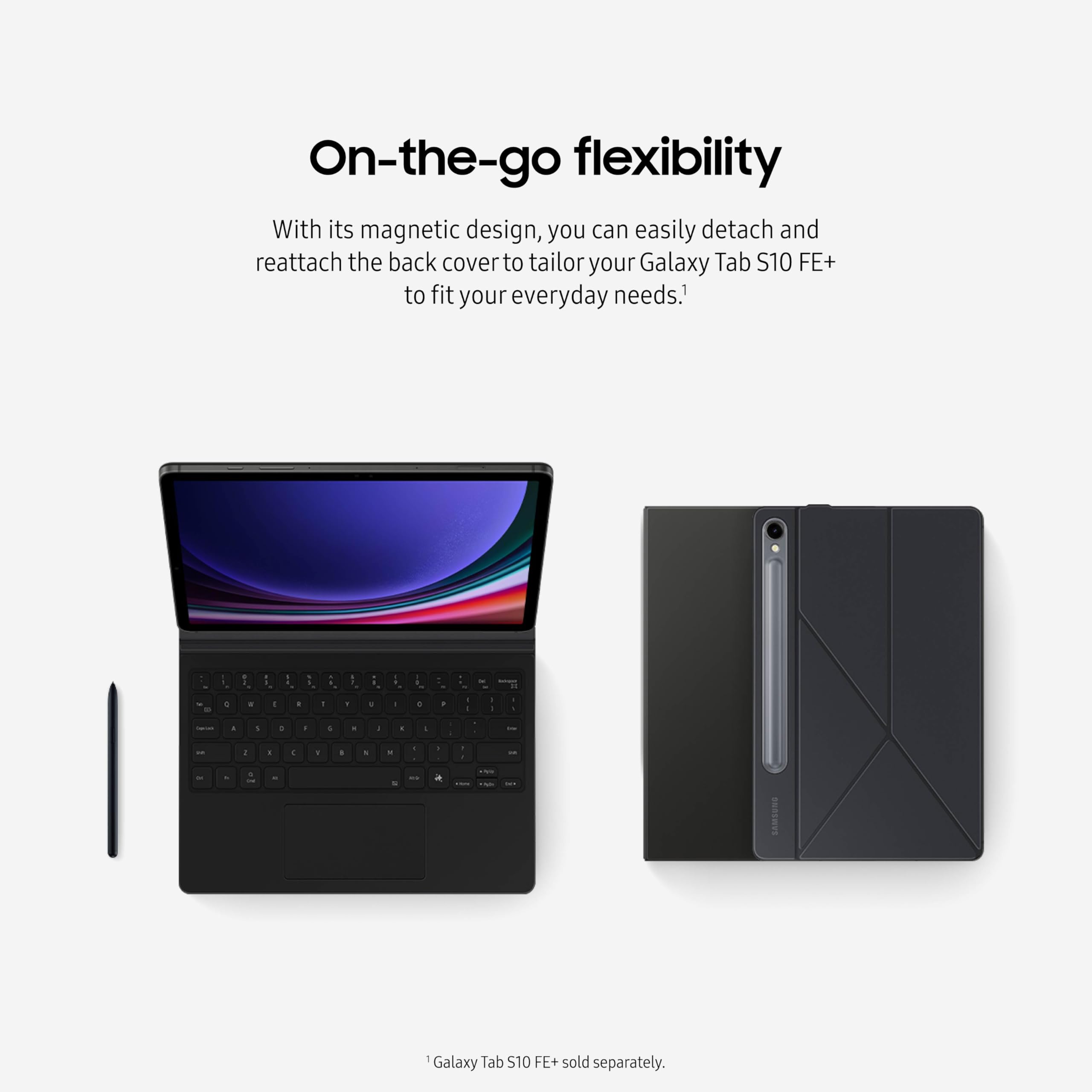 Amazon.com : Samsung Galaxy Tab S10 FE+ Smart Book Cover for